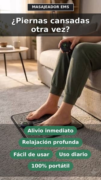 Masajeador de pies y piernas EMS/TENS - USB